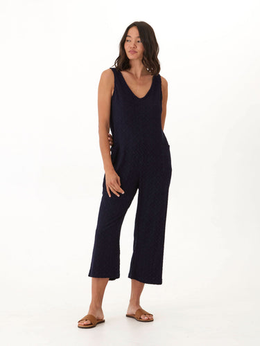 Rainey Jacquard Terry Patch Pocket Jumpsuit Womens Rompers Threads 4 Thought