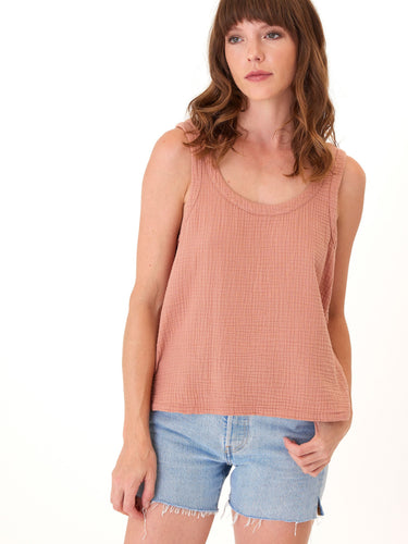 Syrena Gauze Tank Womens Tops Tanks Threads 4 Thought