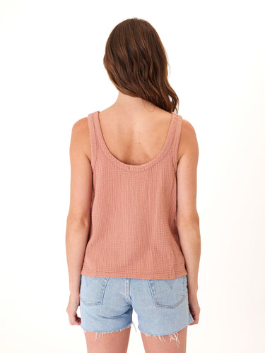 Syrena Gauze Tank Womens Tops Tanks Threads 4 Thought