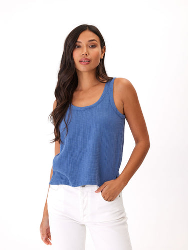 Syrena Gauze Tank Womens Tops Tanks Threads 4 Thought
