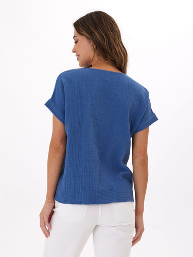 Celia Gauze Top Womens Tops Short Threads 4 Thought