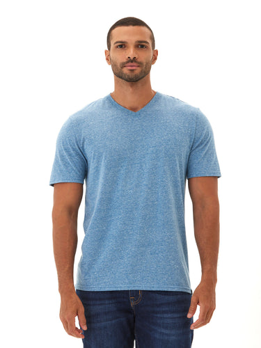 Triblend V-Neck Tee Mens Tops Tshirt Short Threads 4 Thought