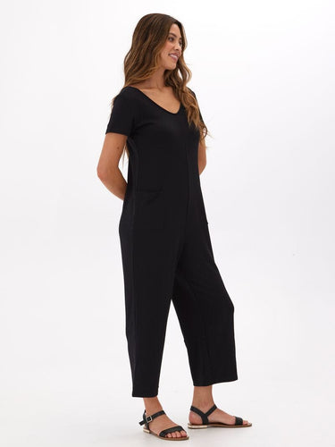 Rainey Modal Terry Short Sleeve Jumpsuit Threads 4 Thought