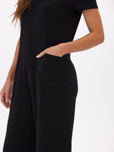 Rainey Modal Terry Short Sleeve Jumpsuit Threads 4 Thought
