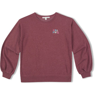 Little Girl’s Samira Girl Power Embroidered Sweatshirt Girls Outerwear Sweatshirts Threads 4 Thought 