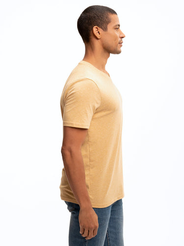 Triblend Short Sleeve V-Neck Tee Mens Tops Tshirt Short Threads 4 Thought