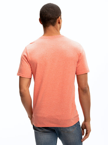 Triblend Short Sleeve V-Neck Mens Tops Tshirt Short Threads 4 Thought