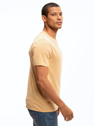 Triblend SS Crew Neck Mens Tops Tshirt Short Threads 4 Thought