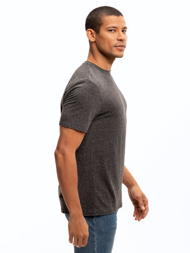 Triblend Crew Neck Tee Mens Tops Tshirt Short Threads 4 Thought