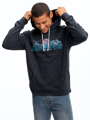 Grand Teton Graphic Pullover Hoodie Mens Outerwear Sweatshirt Threads 4 Thought
