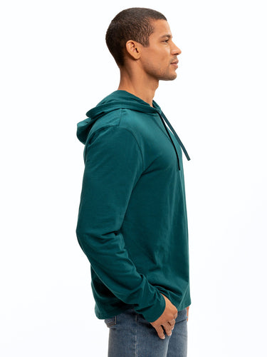 Slub Jersey Pullover Hoodie Mens Outerwear Sweatshirt Threads 4 Thought