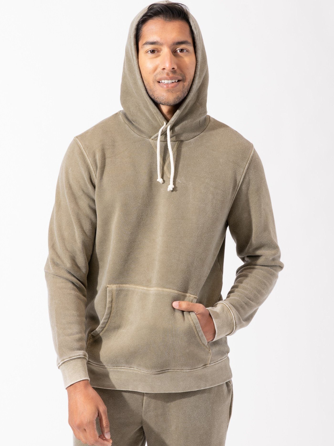 Mineral Wash Pullover Hoodie Mens Outerwear Sweatshirt Threads 4 Thought 