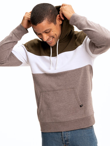Romero Colorblock Pullover Hoodie Mens Outerwear Sweatshirt Threads 4 Thought