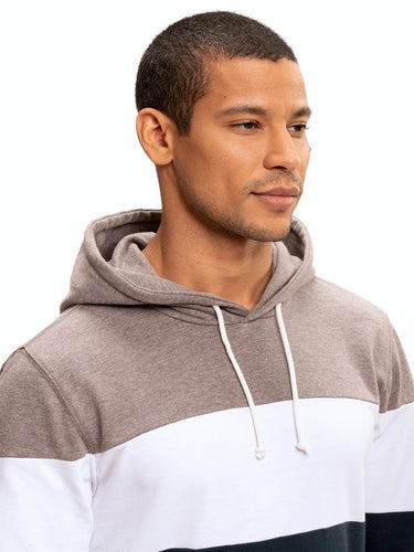 Romero Colorblock Pullover Hoodie Mens Outerwear Sweatshirt Threads 4 Thought