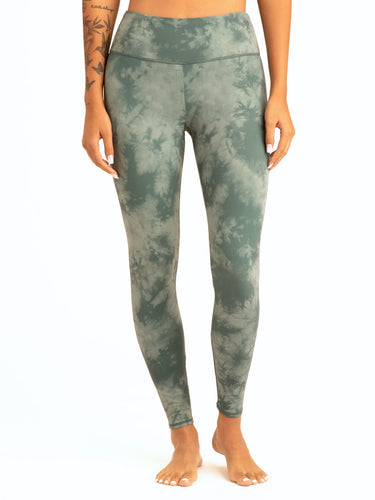 Monica Ripple Tie Dye Print Legging Womens Bottoms Leggings Threads 4 Thought