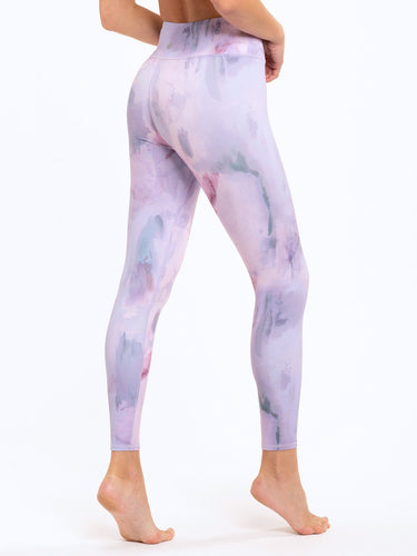 Jackie Abstract Watercolor Hi-Rise 7/8 Legging Womens Bottoms Leggings Threads 4 Thought