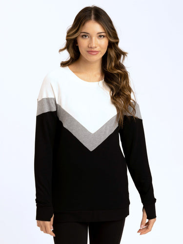 Chevron Colorblock Tunic Threads 4 Thought