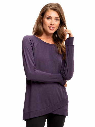 Leanna Feather Fleece Tunic Womens Outerwear Sweatshirt Threads 4 Thought