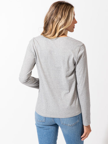 Women's Invincible Long Sleeve Scoop Neck Womens Tops Top Threads 4 Thought