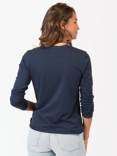 Women's Invincible Long Sleeve Scoop Neck Womens Tops Top Threads 4 Thought