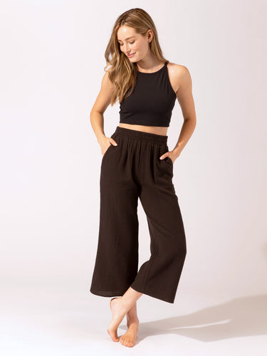 Ivanna Gauze Wide Leg Pant Womens Bottoms Pants Threads 4 Thought