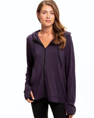 Sybil FeatherLoop Athleisure Jacket Womens Outerwear Sweatshirt Threads 4 Thought