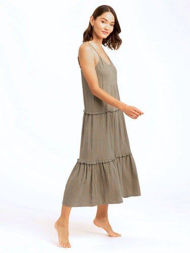 Gina Ruffle Tiered Dress Womens Dresses Threads 4 Thought