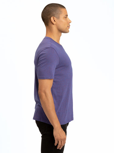 Triblend Short Sleeve V-Neck Tee Mens Tops Tshirt Short Threads 4 Thought