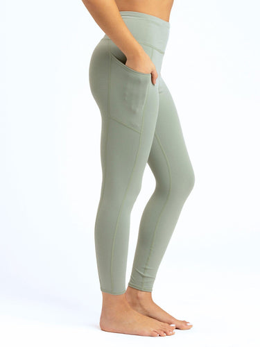 Monica Pocket High Rise 7/8 Legging 24" Womens Bottoms Leggings Threads 4 Thought