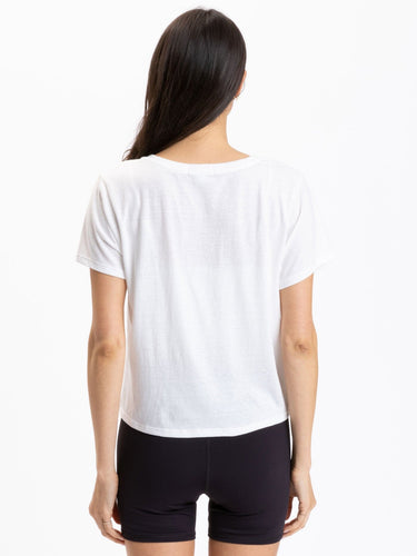 Ada Triblend V-Neck Tee Womens Tops Short Threads 4 Thought