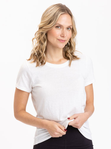 Odette Triblend Crew Tee Womens Tops Short Threads 4 Thought