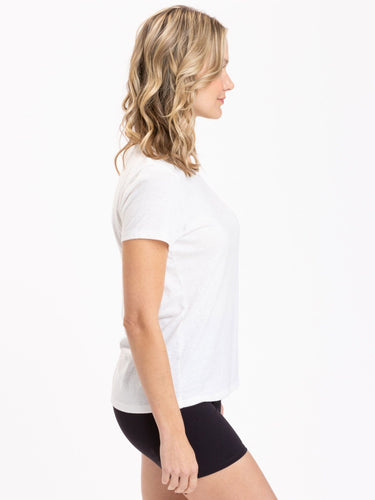 Odette Triblend Crew Tee Womens Tops Short Threads 4 Thought