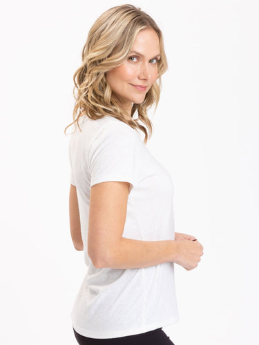 Odette Triblend Crew Tee Womens Tops Short Threads 4 Thought