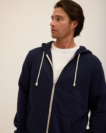 Triblend Zip Fleece Hoodie Mens Outerwear Sweatshirt Threads 4 Thought 