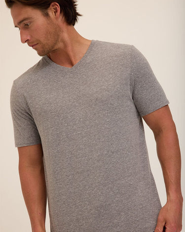 Triblend V-Neck Tee Mens Tops Tshirt Short Threads 4 Thought 