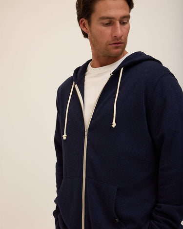 Triblend Zip Fleece Hoodie Mens Outerwear Sweatshirt Threads 4 Thought 