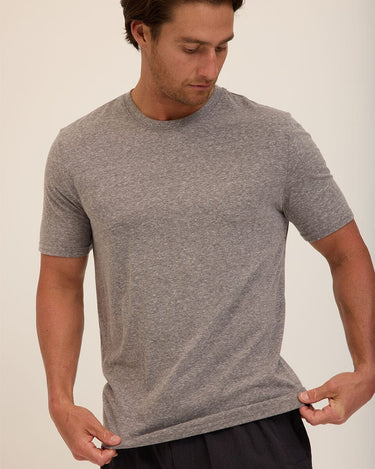 Triblend Crew Neck Tee Mens Tops Tshirt Short Threads 4 Thought 
