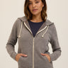Triblend Zip Hoodie Womens Outerwear Sweatshirt Threads 4 Thought 