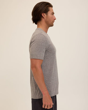 Triblend Crew Neck Tee Mens Tops Tshirt Short Threads 4 Thought 