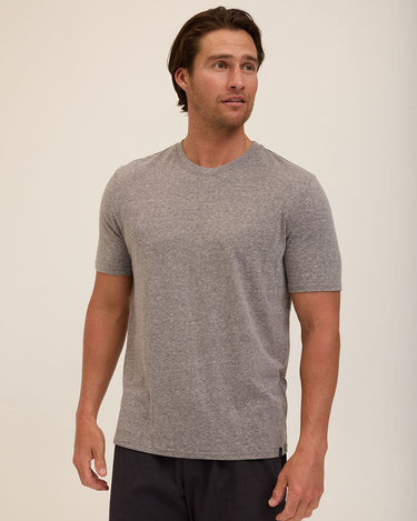 Triblend Crew Neck Tee Mens Tops Tshirt Short Threads 4 Thought 