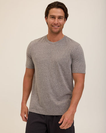 Triblend Crew Neck Tee Mens Tops Tshirt Short Threads 4 Thought 