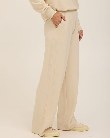 Esmeralda Feather Fleece Wide Leg Pant Womens Bottoms Sweatpants Threads 4 Thought 