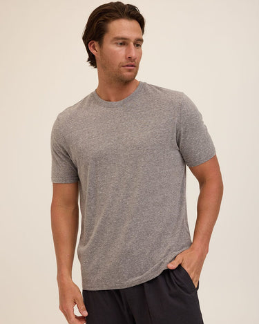 Triblend Crew Neck Tee Mens Tops Tshirt Short Threads 4 Thought 