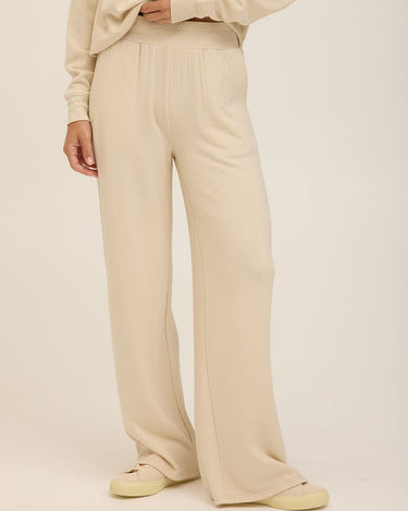 Esmeralda Feather Fleece Wide Leg Pant Womens Bottoms Sweatpants Threads 4 Thought 