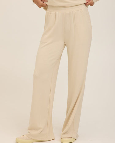 Esmeralda Feather Fleece Wide Leg Pant Womens Bottoms Sweatpants Threads 4 Thought 