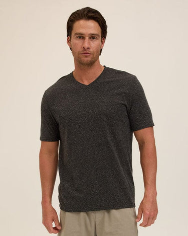 Triblend V-Neck Tee Mens Tops Tshirt Short Threads 4 Thought 
