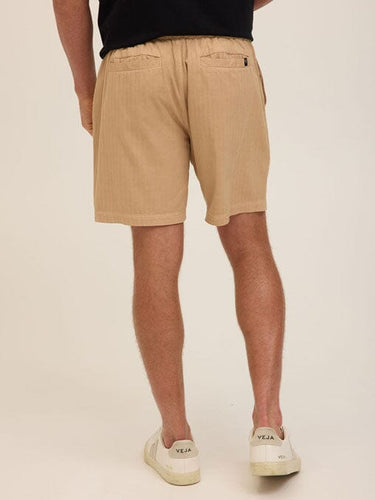Dylan Herringbone Twill Short Mens Bottoms Short Threads 4 Thought 