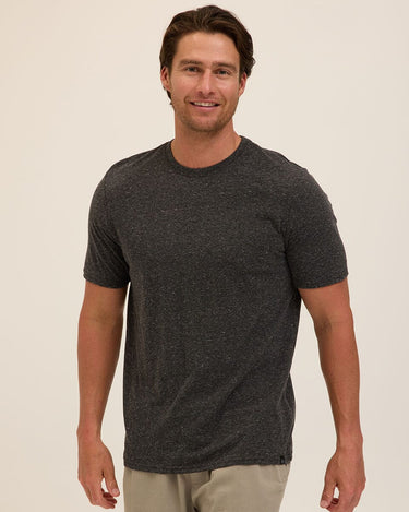 Triblend Crew Neck Tee Mens Tops Tshirt Short Threads 4 Thought 