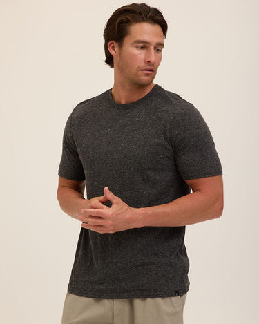 Triblend Crew Neck Tee Mens Tops Tshirt Short Threads 4 Thought 
