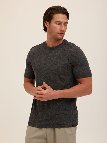 Triblend Crew Neck Tee Mens Tops Tshirt Short Threads 4 Thought 